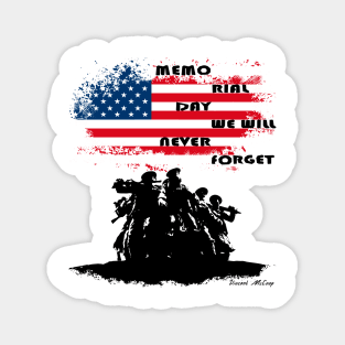 Memorial Day USA Magnet