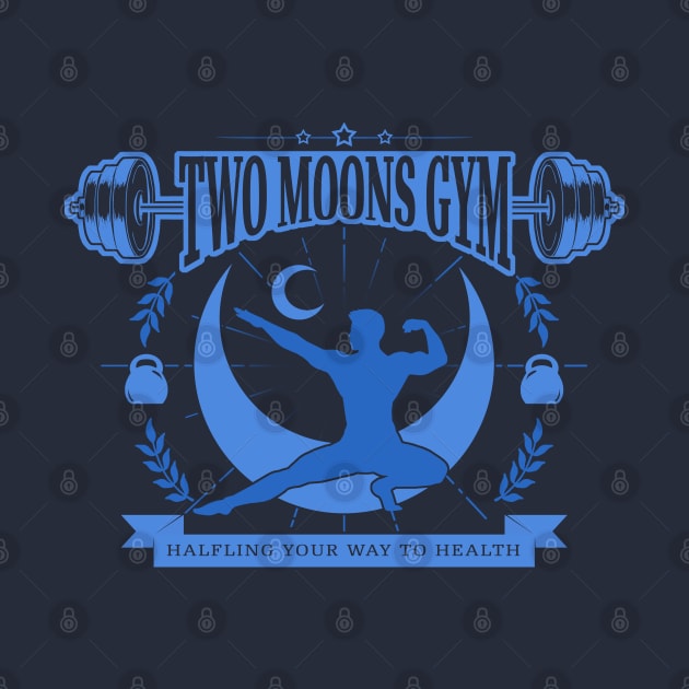 Big Moon Little Moon Gym - Blue by ErenAngiolini