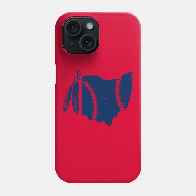 Ohio Baseball - Red Phone Case by KFig21