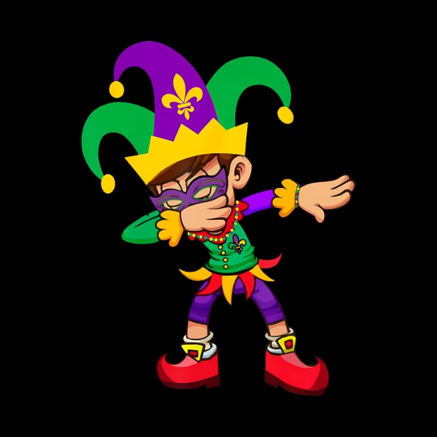 Dabbing Boy Mardi Gras by deptrai0023