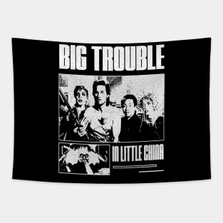 big trouble black and white dramatic edition Tapestry