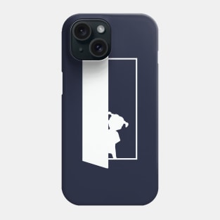 minimalist monsters inc, boo Phone Case