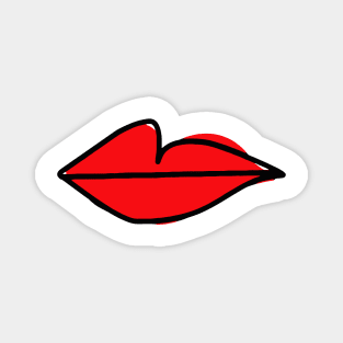 Red Lips As Seen On Villanelle Magnet