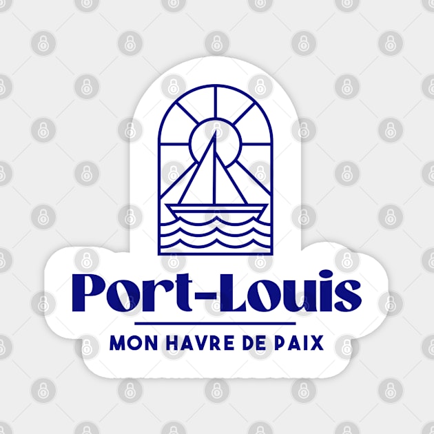 Port Louis my haven of peace - Brittany Morbihan 56 BZH Sea Magnet by Tanguy44