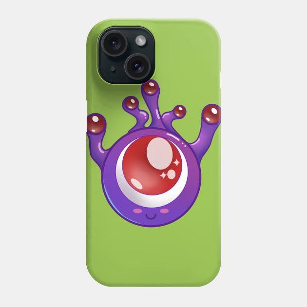 Kawaii Monster Stare Phone Case by Nirelle