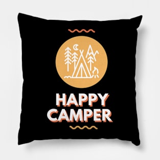 Happy Camping Pillow