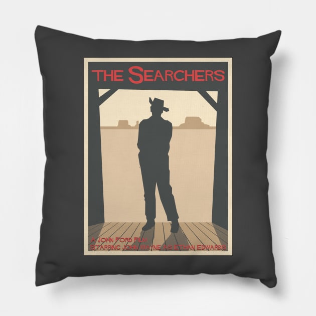 The Searchers Pillow by robotrobotROBOT