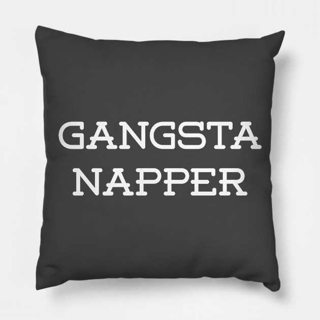 Feels Good to Be a Gangsta Pillow by Mad Panda