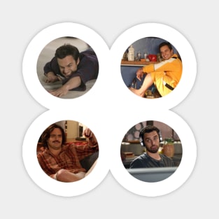 Nick Miller Sticker Pack Magnet