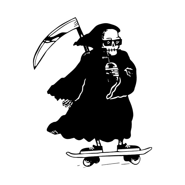 Skateboarding Death by WhateverTheFuck