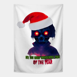 The Most Wonderful Time of the Year Zombie Tapestry