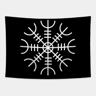 Helm of Awe (white symbol) Tapestry