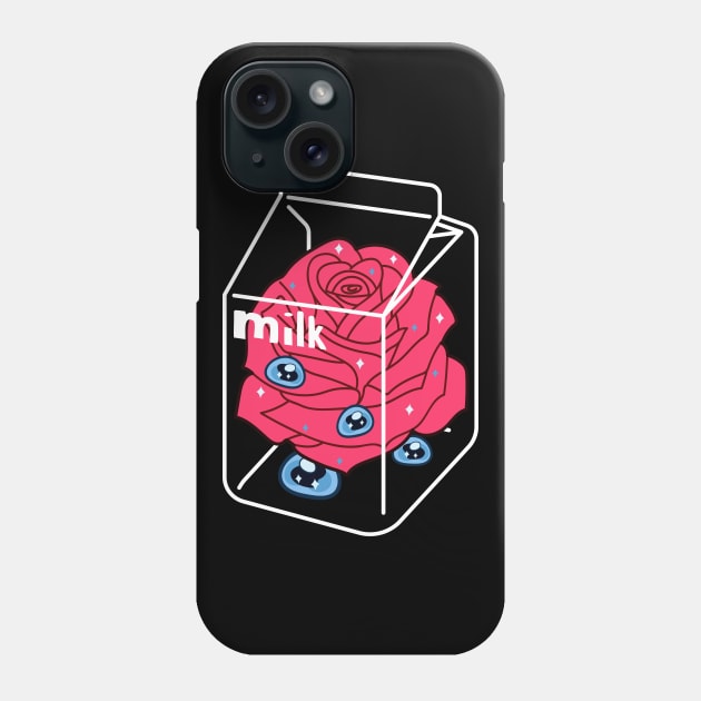 Rose Milk T3 Phone Case by CozySkull