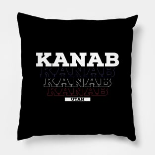 Kanab Utah USA Vintage Pillow