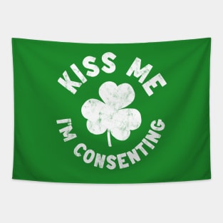 Kiss me I'm consenting Tapestry