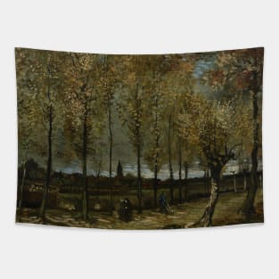 Lane with Poplars Near Nuenen by Vincent van Gogh Tapestry