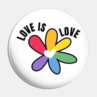 Love is Love daisy Pin