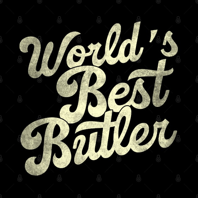 World's best butler. Perfect present for mother dad father friend him or her by SerenityByAlex