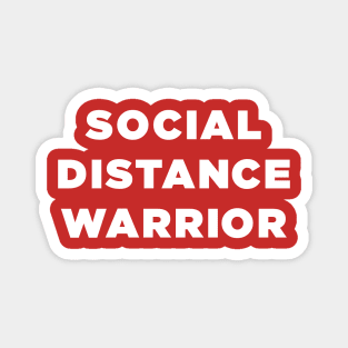 Social Distance Warrior coronavirus Magnet