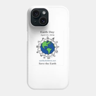 Earthchildren Earthday Logo 2024 Phone Case