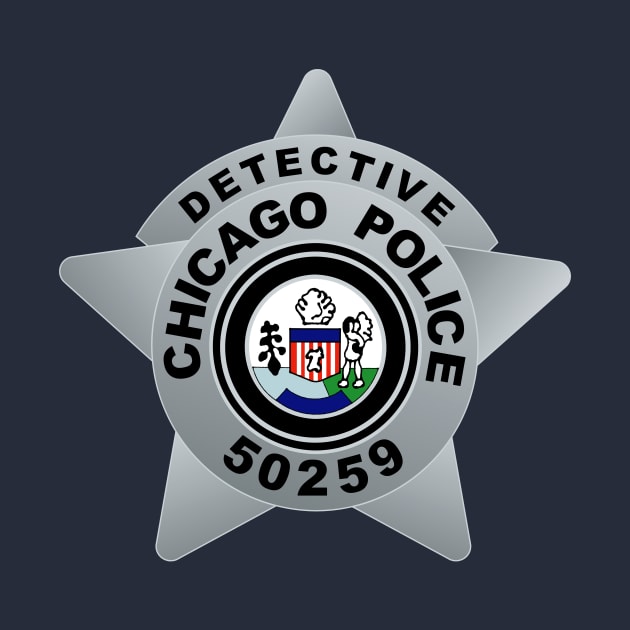 CHICAGO P.D. BADGE - 50259 - DETECTIVE - ANTONIO DAWSON - JON SEDA by emilybraz7