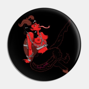 Dame Krampus Pin