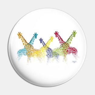 Rainbow Giraffe's Pin
