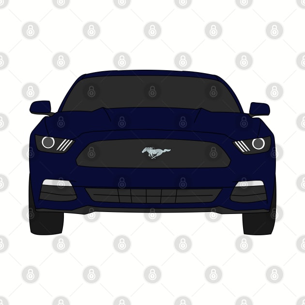 Ford Mustang Front End Kona Blue by Jessimk