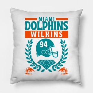 Miami Dolphins Wilkins 94 Edition 2 Pillow