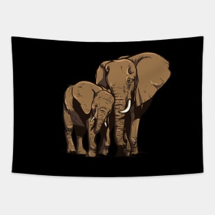 Elephants Tapestry