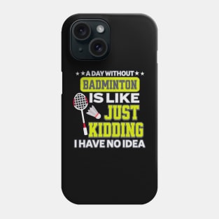 Funny Badminton Phone Case