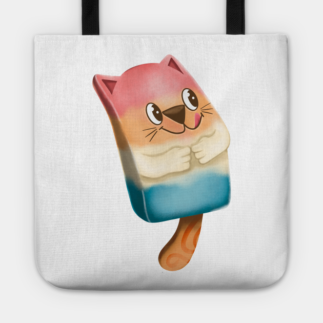 Summer time Pawsicle - Cat - Tote