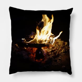 Campfire Embers Pillow