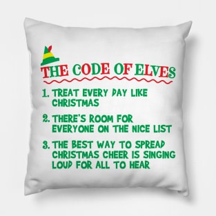 The Code of Elves - Elf Movie Pillow