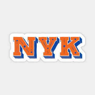 NYK Decoration Text Magnet