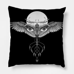 Dragonfly Tattoo Celtic art Pillow