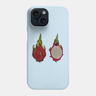 Dragon fruit cartoon illustration Phone Case