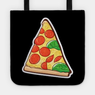 Cartoon Pizza Slice Tote