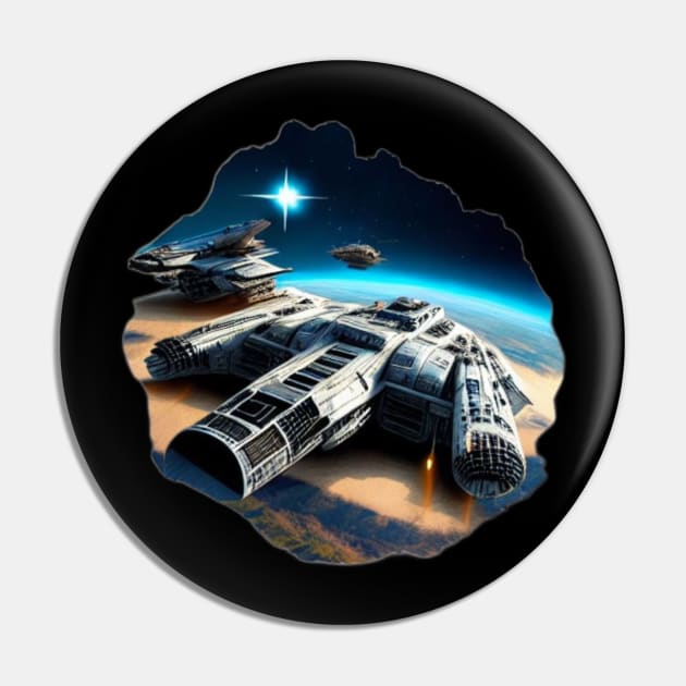millennium falcon Pin by D's Tee's
