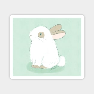 Blue Pastel Bunny Magnet