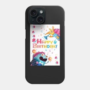 Mexican creatures Birthday card Phone Case