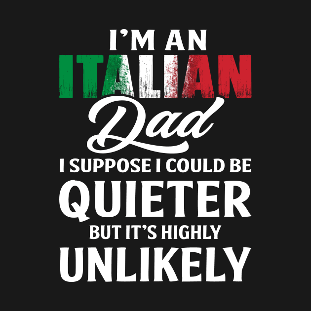 Italian Dad Funny by Hobbs Text Art