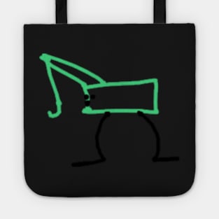 green crunk Tote