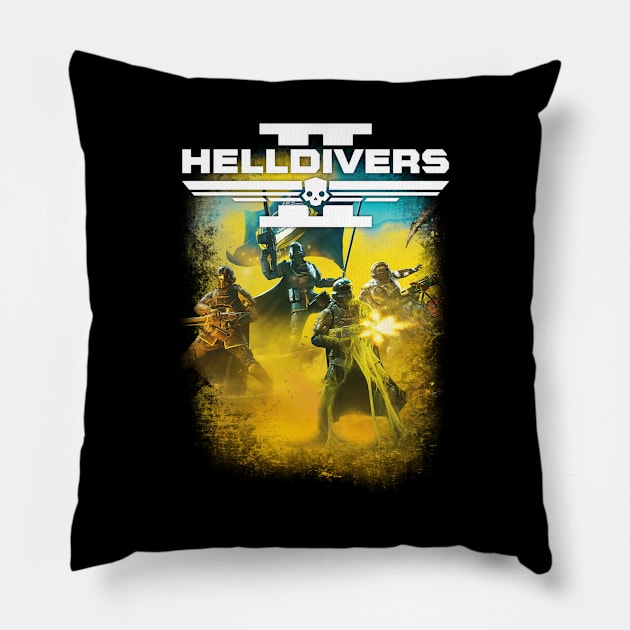 HELLDIVERS II Pillow by lightsdsgn