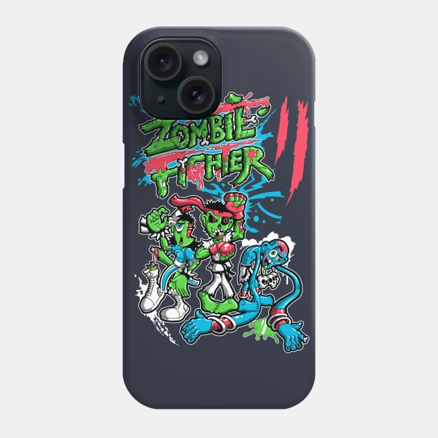 Zombie Fighter Phone Case by JakGibberish