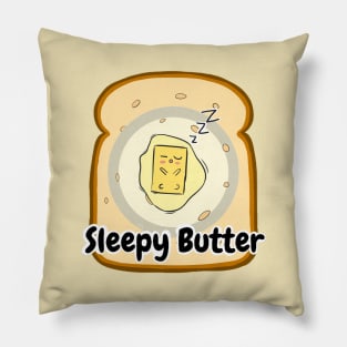 Sleepy Cute Butter Pillow