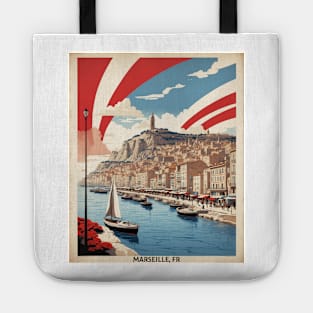 Marseille France Vintage Travel Poster Tourism Tote