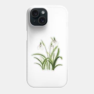 January 1st birthday flower Phone Case