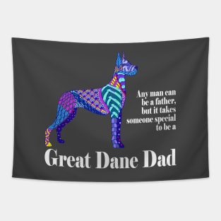 Great Dane Dad Tapestry