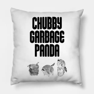 chubby garbage panda Pillow